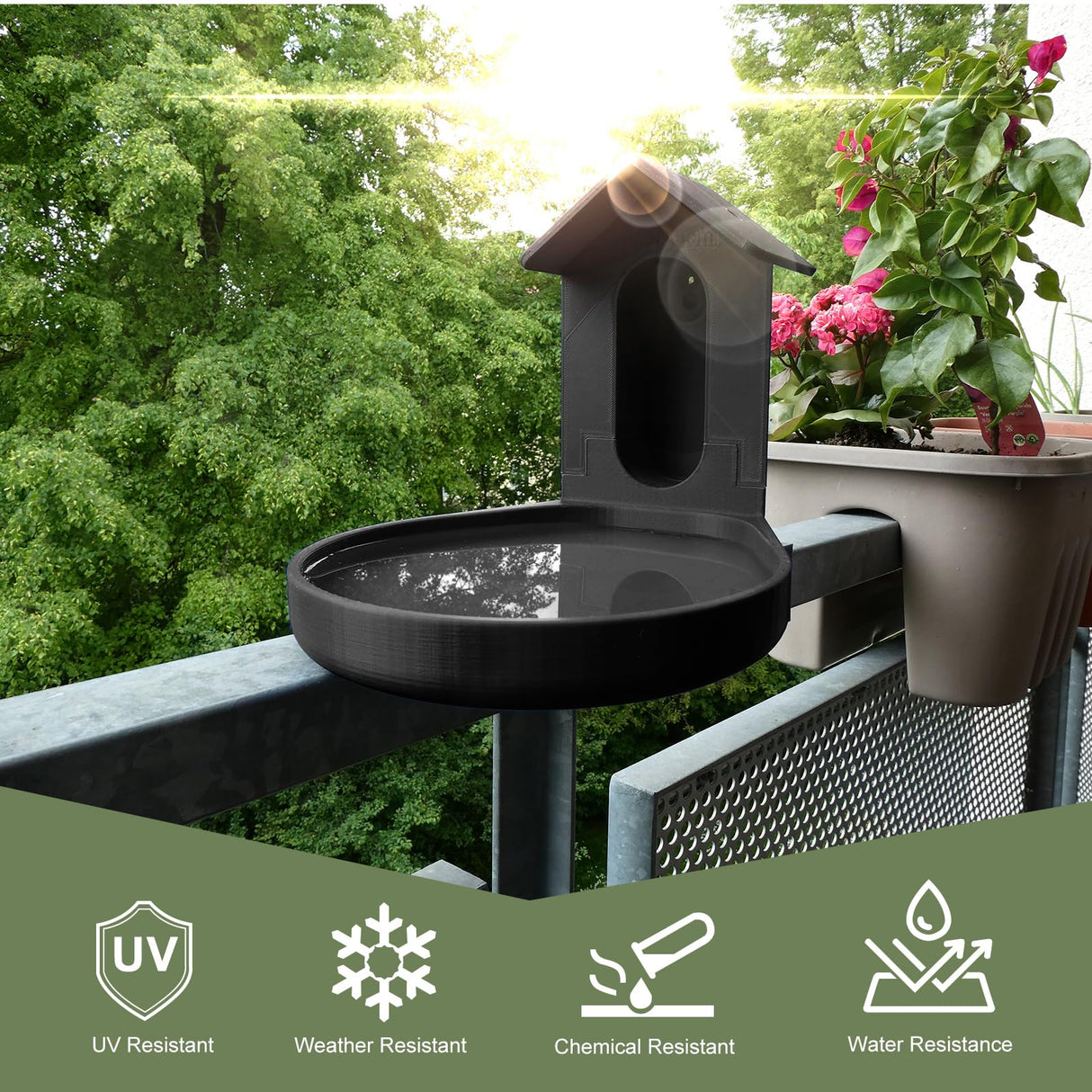 IEMAI Carbon Fiber ASA Filament 1.75mm, UV/Weather/Heat-Resistant ASA-CF, High Strength & Impact Resistance 3D Printer Filament for Functional Outdoor Parts, Black 1kg Spool IEMAI