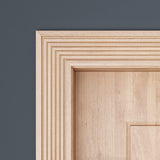 1753-4FTWHW Unfinished White Hardwood Casing Moulding ORNAMENTAL