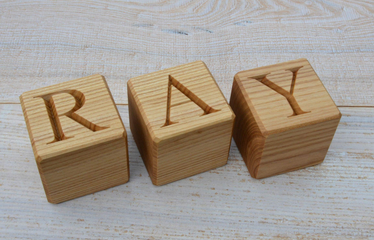 Personalized Wood Blocks - Personalized Baby Letter Blocks - Wood Letter Blocks - Custom Wood Blocks - Nursery Decor - Name Blocks Klik Klak Blocks