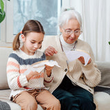 Caydo 10 x 10 Inch Aida Cloth, 8 Pieces 14 Count White Cross Stitch Cloth for Embroidery Projects and Handmade Needlework Caydo