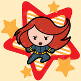 DIAMOND ART CLUB Marvel Black Widow Canvas Diamond Painting Kit, Superhero Diamond Canvas, Round 5D Diamond Art for Adults, 13" x 13" (32.8 x 32.8 cm) DIAMOND ART CLUB