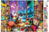Buffalo Games - Aimee Stewart - Winter Reading Nook - 1000 Piece Jigsaw Puzzle for Adults -Challenging Puzzle Perfect for Game Nights - Finished Size is 26.75 x 19.75 Buffalo Games