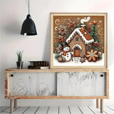 Christmas Snowman House Ball Diamond Art Painting Kits for Adults,Winter Diamond Painting Kits for Adults Beginners,5D DIY Full Drill Diamond Dot Gem Art Kits for Adult,Home Wall Decor 13.8x13.8 Inch AWLNKMC