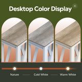 WLIVE Farmhouse End Table, Narrow Side Table with Charging Station, Slim End Table, Side Table for Bedroom, Living Room, Small Spaces, with 2 USB and 2 Power Outlets, 11.8" D x 23.6" W x 23.74" H WLIVE