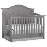 Dream On Me Ella 5-in-1 Full Size Convertible Crib in Storm Grey, Greenguard Gold Certified Dream On Me