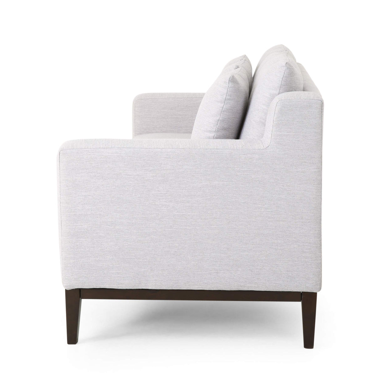 Christopher Knight Home Elliston Sofas, Light Grey + Dark Walnut Christopher Knight Home