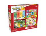 Buffalo Games - Pokemon - 4 X 1 Kids Multipack - Kids Pokemon Multipack - Multi Piece Jigsaw Puzzle for Adults -Challenging Puzzle Perfect for Game Nights - Finished Size Varies Buffalo Games