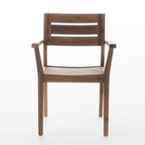 Christopher Knight Home Stamford Outdoor Acacia Wood Dining Chairs, 2-Pcs Set, Teak Finish Christopher Knight Home