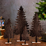 Barydat Table Decorations Artificial Decorations Wooden Centerpiece Decor for Home Table (Christmas Tree) Barydat