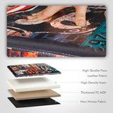 B FSOBEIIALEO Folding Storage Ottoman Bench with Faux Leather Footrest Seat, Coffee Table 30"x15"x15" B FSOBEIIALEO