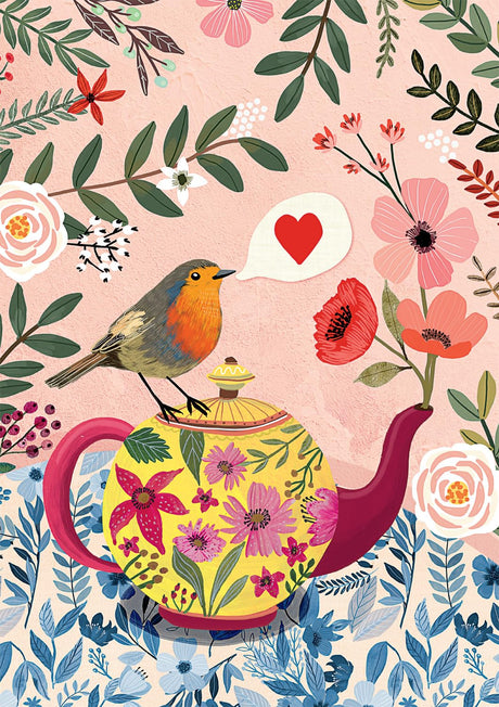 Buffalo Games - Mia Charro - Love, Bird - 500 Piece Jigsaw Puzzle for Adults -Challenging Puzzle Perfect for Game Nights - Finished Size is 21.25 x 15.00 Buffalo Games