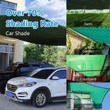 Glieskir 90% Blackish Green Shade Cloth, 10x12FT Resistant Garden Sun Shade Net, Durable Mesh Shade Tarp with Reinforced Grommets for Greenhouse, Plant, Chicken Coop, Pergola, Canopy Glieskir