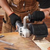 VEVOR Burnishing Polishing Machine, 1300W 6 Variable Speed Surface Conditioning Tool, Handheld Electric Metal Burnishing Machine with Steel Wire Burnishing Wheel for Stainless Steel, Wood VEVOR