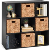Best Choice Products 9-Cube Storage Organizer, 11in Shelf Opening, Bookcase, Display Shelf, Customizable w/ 3 Removable Back Panels - Black Best Choice Products