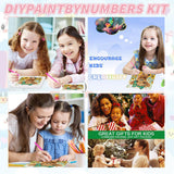 WEMEON Cow Diamond Art Painting Kits for Kids with Frame,Animal Diamond Art for Kids Ages 4-8-12,Package for Gift and Home Wall Decor(7x7inch) WEMEON