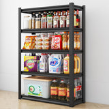 SDXYSTCE 48" W Garage Shelving Heavy Duty, 2800 Lbs Loads Garage Storage Shelves Heavy Duty, Metal Shelving Units and Storage Racks, Industrial Utility Shelf,48" Wx18 Dx78 H, Black SDXYSTCE