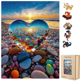 Wooden Puzzle for Adults, Wooden Jigsaw Puzzles for Adults, Unique Wood Animal Shaped Puzzles Adult with Exquisite Wooden Box (11.2 x 14.9in, 191pcs) Jozutoyz