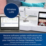 Brother LB5500S Star Wars 2-in-1 Combo Sewing & Embroidery Machine, 16.5 x 7.76 x 12.09 inches, White Brother