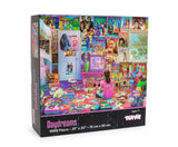 Daydreams '80s and '90s Pop Culture 1000-Piece Jigsaw Puzzle by Rachid Lotf | Educational Brain Teaser, Nostalgic Retro Toys & Games for Kids, Building Kit Activities | 28 x 20 Inches Toynk