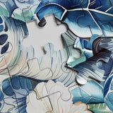 Sea Turtle Puzzles Flower Puzzle for Adults 1000 Pieces, Animal Art Jigsaw Puzzles 1000 Pieces Nature Puzzle, Fantasy Green Turtle Painting Puzzle BBOLDIN