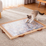 USEFULTEK 1500 Pieces Rotating Puzzle Board with 6 Drawers & Cover, 27"x35" Portable Wooden Jigsaw Puzzle Table for Adults, Lazy Susan Spinning Puzzle Board w/h 2 Large, 4 Small Drawers for Gift USEFULTEK