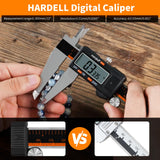 HARDELL Digital Caliper 12 Inch, Stainless Steel Caliper Measuring Tool with Large LCD Screen, Auto-Off Feature, Inch/Millimeter, Electronic Vernier Caliper for DIY, Jewelry, Parts,3D Printing HARDELL