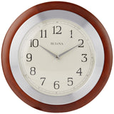 Bulova C4228 Reedham Clock, Walnut Finish Bulova