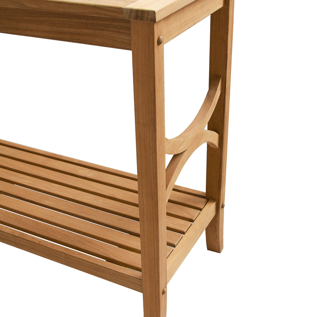 Cambridge Casual Chester Teak Wood Outdoor Console Table – Durable Accent Table for Patio, Deck, Porch and Garden - Perfect for Displaying Plants, Décor, Beverage and Other Outdoor Essential Cambridge Casual