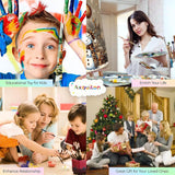 Axquilon Christmas Paint by Numbers Kit for Adults Beginner-Highland Cow Adult Paint by Number Kits on Canvas, Easy Adults' Paint-by-Number Kits for Gift Home Wall Decor 20x16in Axquilon