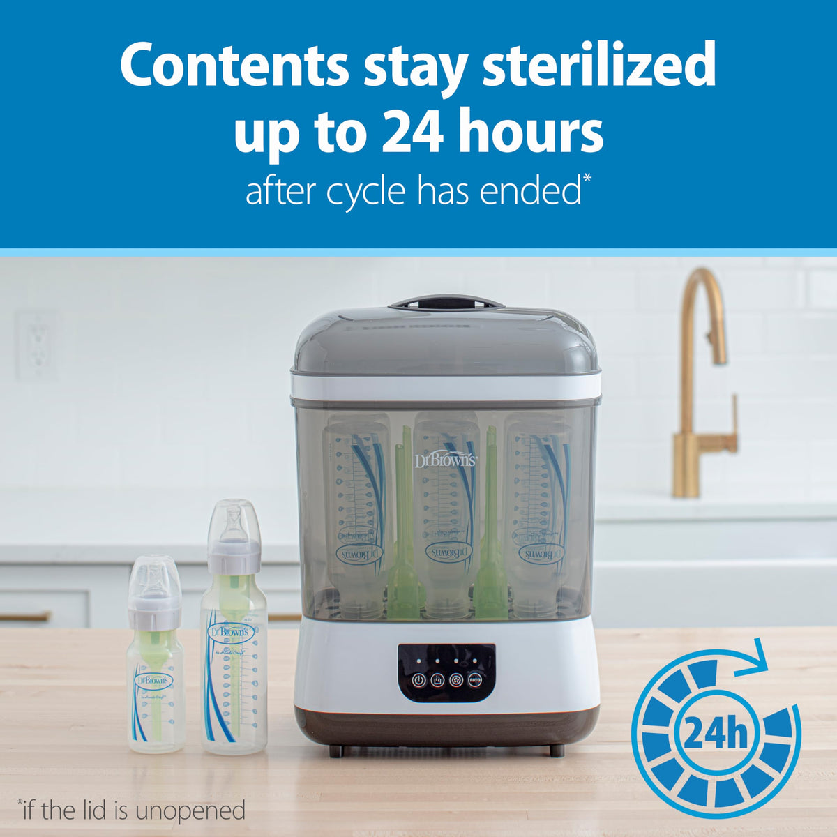 Dr. Brown's All-in-One Sterilizer and Dryer for Baby Bottles, Parts & Other Newborn Essentials Dr. Brown's