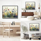 Flower Paint by Numbers for Adults with Framed Canvas-with Wooden Easel,Paint by Number on Canvas Flowers,DIY Acrylic Oil Painting Kits with Brushes Nice Gift Box for Home Wall Decor(16x20inch) xackcme