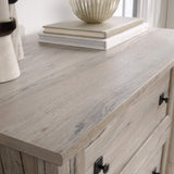 Sauder Palladia 2 Drawer File Cabinet, Lateral Filing Cabinets for Home Office, Hanging File Folders Organizer, Interlocking Drawers, in Split Oak Finish Sauder