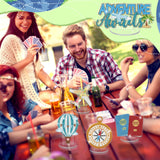 Kosiz 9 Pcs Travel Diamond Art Tabletop Decorations Adventure Awaits Diamond Painting Kits for Adults Double Sided Acrylic Travel Bon Voyage Centerpieces for Table Desktop DIY Crafts Home Party Gifts Kosiz