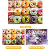 100 Pieces Puzzles for Kids Ages 4-8 6-8 8-10 Year Old - Donuts Jigsaw Puzzle for Kids Ages 5-8 Teens Toddler Learning Educational Puzzles for 4 5 6 7 8 9 Years Old Boys Girls Toys Gifts Jeacirio