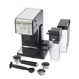 Mr. Coffee Programmable Espresso & Cappuccino Machine with Automatic Milk Frother & 19-Bar Pump, Stainless Steel Mr. Coffee