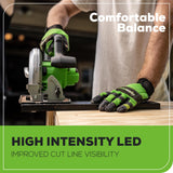 Greenworks 24V 7-1/4'' Circular Saw Brushless Cordless, with 4Ah Battery and 2A Charger Greenworks