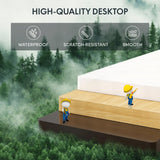 FLEXISPOT Electric Standing Desk 63 x 28 Inch Adjustable Height Desk Home Office Computer Workstation Sit Stand Desk, Black Top + Black Frame FLEXISPOT