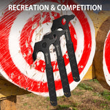 NedFoss Throwing Axes and Tomahawks, 10.2'' Full Tang Throwing Hatchet with Sheath, Rubber & Paracord Handle, Perfect for Competition and Recreation NedFoss