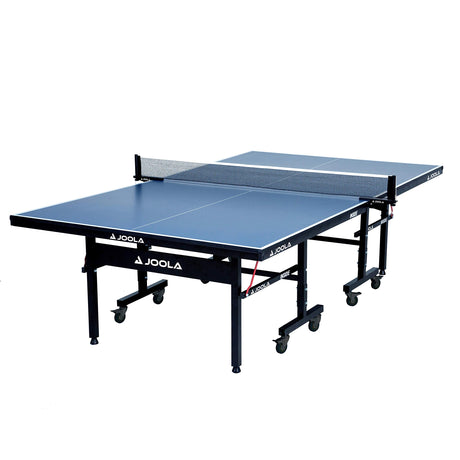 JOOLA Inside - Professional MDF Indoor Table Tennis Table with Quick Clamp Ping Pong Net and Post Set - 10 Minute Easy Assembly - Ping Pong Table with Single Player Playback Mode JOOLA