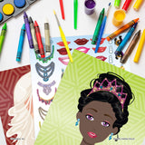 Bendon Create-A-Face Sticker Pad (Princess) Bendon