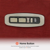 MCombo Dual Motor Oversized Power Recliner Chair, 38.2'' Large Wide Seat, Rocker Recliner with LED Lighting, USB Ports, Perfect for Living Room, Office and Home Theater, Fabric PR607 (Burgundy) MCombo