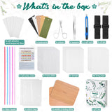 Suziko Professional Flower Press Kit 6 Layers 6.3 x 8.3 inch , Flower Pressing Kit for Adults Kids, Great Gift for Daughter Suziko