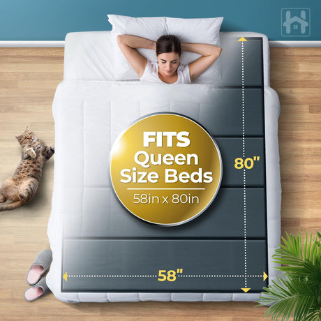 Golden Home Essentials 58in x 80in Bunkie Board Queen Size, Heavy Duty Bed Board for Under Mattress to Stop Sagging Mattress Golden Home Essentials