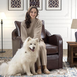 Simore Faux Leather Swivel Barrel Accent Chair Set of 2 for Living Room Bedroom, Comfy Modern Round Swivel Chair with Removable Pillow, Dark Brown Simore