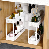 SPACEKEEPER Slim Rolling Storage Cart 4 Tier Bathroom Organizer Mobile Shelving Unit Utility Cart Tower Rack for Kitchen Laundry Narrow Places, White SPACEKEEPER