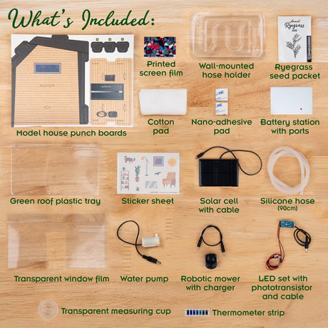 Thames & Kosmos Green Engineering STEM Kit | Build & Experiment with an Energy-Efficient Model Home, Explore Clean Energy, Sustainable Living, Includes Solar Panel, LEDs, Sensors, Ideal for Classrooms Thames & Kosmos