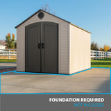 Lifetime Outdoor Storage Shed, 8 x 10 Feet Lifetime