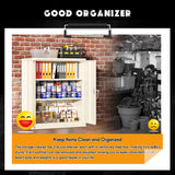 Greenvelly Metal Storage Cabinet, 42” Locking Storage Cabinet with Doors and Shelves, Lockable Storage Cabinets for Home Office, Utility Locker Cabinet, Steel Garage Cabinet with 2 Keys, Grey Greenvelly