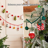 SORDIM Christmas Jute Twine String, 656 Feet Holiday String Rope, Red Green Jute for Gift Wrapping, Craft Making (2pcs) SORDIM