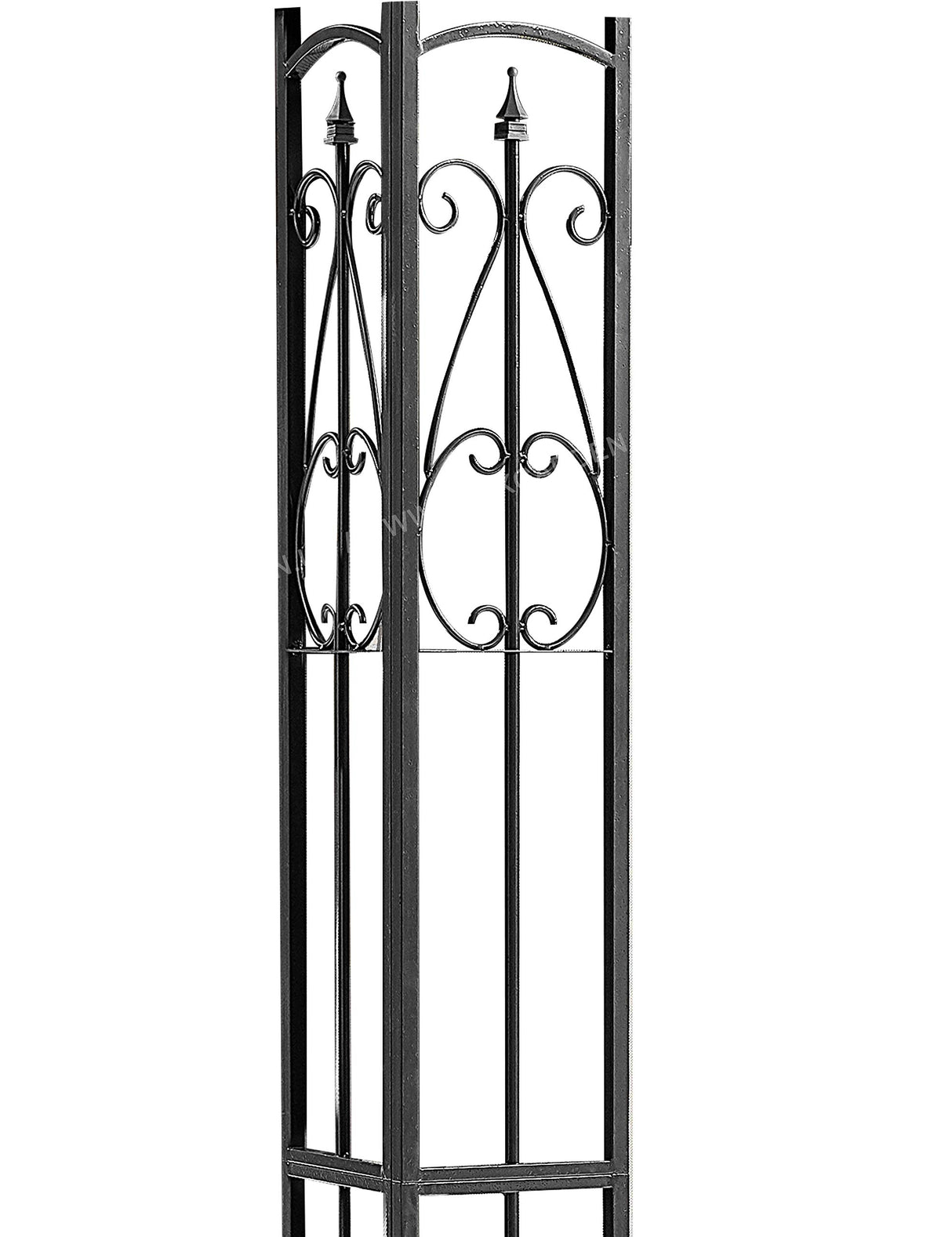 8 ft. x 8 ft. Rococo II Gazebo with Mosquito Net Tan APEX GARDEN